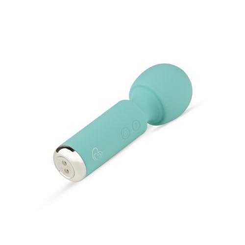 Mini Vibe Wand Vibrator - Aqua - PlayForFun