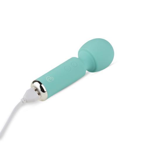 Mini Vibe Wand Vibrator - Aqua - PlayForFun