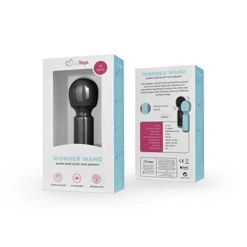 Mini Vibe Wand Vibrator - Zwart - PlayForFun