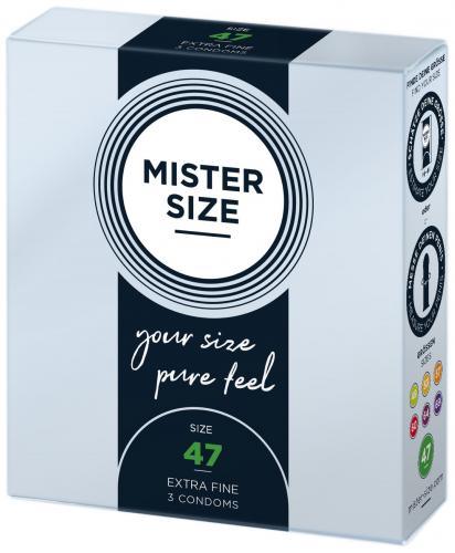 MISTER.SIZE 47 mm Condooms 3 stuks - PlayForFun