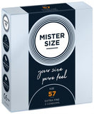 MISTER.SIZE 57 mm Condooms 3 stuks - PlayForFun