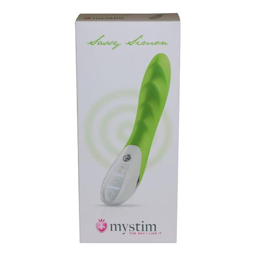 Mystim - Sassy Simon Golvende Vibrator - Lime Groen - PlayForFun