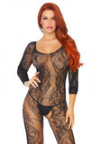 Naadloze Catsuit Met Open Kruisje - PlayForFun