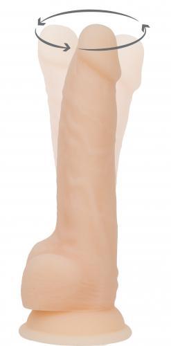 Naked Addiction - Realistische Roterende Dildo Met Afstandsbediening - 18 cm - PlayForFun