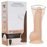 Naked Addiction - Realistische Roterende Dildo Met Afstandsbediening - 18 cm - PlayForFun