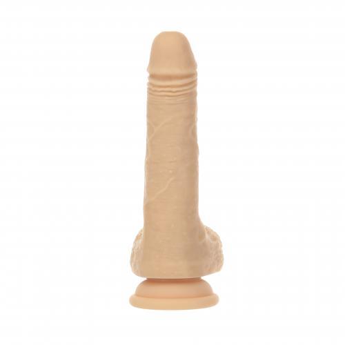 Naked Addiction - Realistische Roterende En Stotende Dildo Met Afstandsbediening - 19 cm - PlayForFun