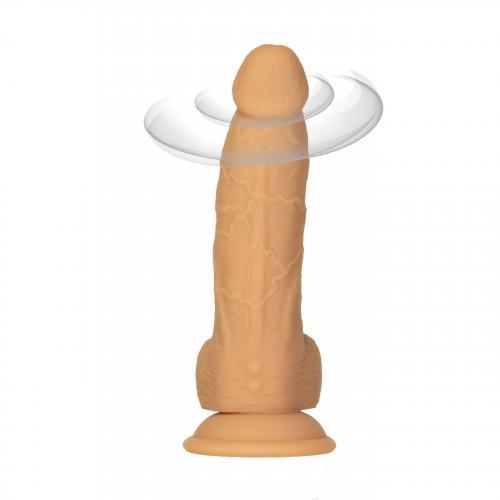 Naked Addiction Roterende & Vibrerende Dildo - 20 cm - PlayForFun