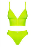 Neonia 2-delige BH Set Met Ritsje - Neon Geel - PlayForFun