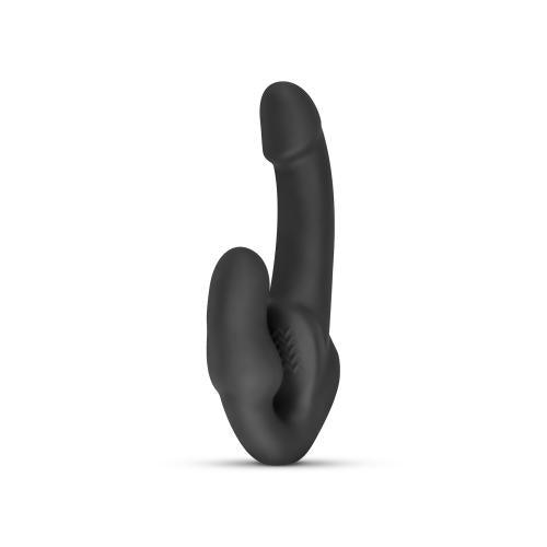 No-Parts - Morgan Strapless Strapon Dildo 22 cm - Zwart - PlayForFun