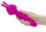 Palm Power - Vibez Rabbit Wand Vibrator - Roze - PlayForFun