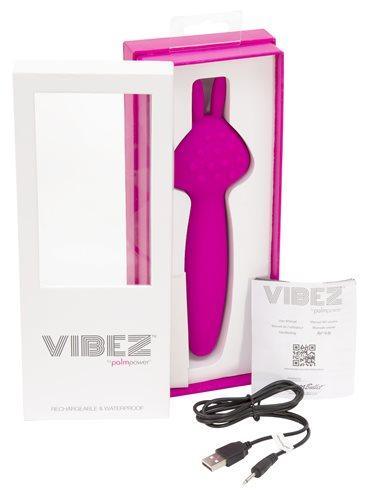 Palm Power - Vibez Rabbit Wand Vibrator - Roze - PlayForFun