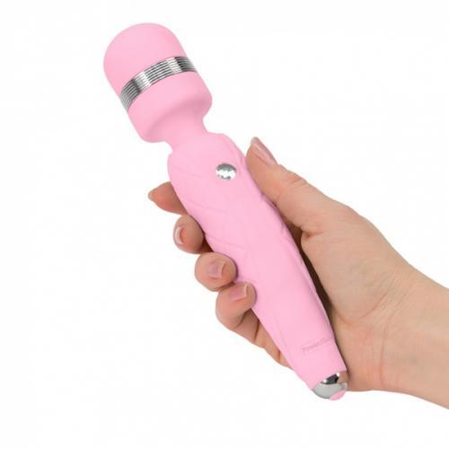 Pillow Talk - Cheeky Wand Vibrator - Roze - PlayForFun