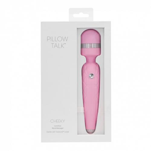 Pillow Talk - Cheeky Wand Vibrator - Roze - PlayForFun