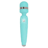 Pillow Talk - Cheeky Wand Vibrator - Teal - PlayForFun