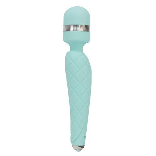 Pillow Talk - Cheeky Wand Vibrator - Teal - PlayForFun