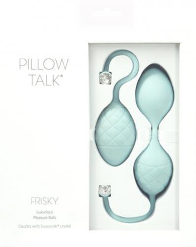 Pillow Talk - Frisky Pleasure Balls - Teal - PlayForFun