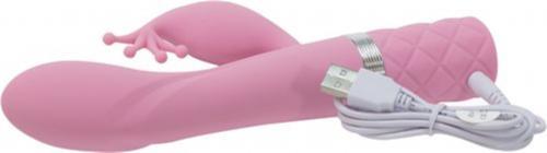 Pillow Talk - Kinky Rabbit & G-Spot Vibrator - Roze - PlayForFun