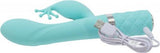 Pillow Talk - Kinky Rabbit & G-Spot Vibrator - Teal - PlayForFun