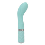 Pillow Talk - Sassy G-Spot Vibrator - Teal - PlayForFun