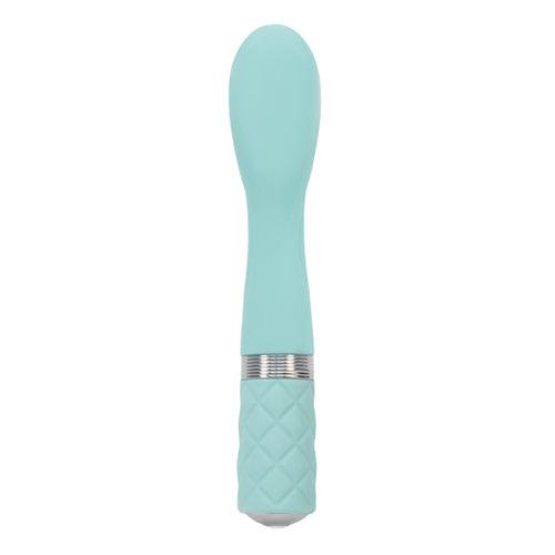 Pillow Talk - Sassy G-Spot Vibrator - Teal - PlayForFun