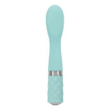 Pillow Talk - Sassy G-Spot Vibrator - Teal - PlayForFun