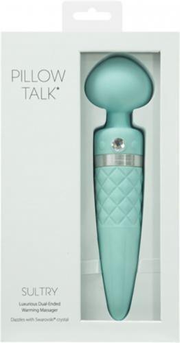 Pillow Talk - Sultry Dubbele Vibrator - Teal - PlayForFun