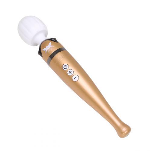 Pixey Deluxe Gold Edition Wand Vibrator - PlayForFun