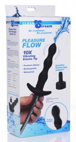 Pleasure Flow Vibrerende Intieme Klysma Douche - PlayForFun