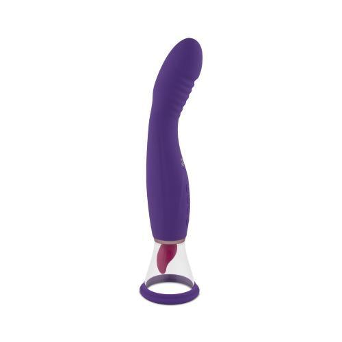 Pleasure Pump Met G-Spot Vibrator - Paars - PlayForFun