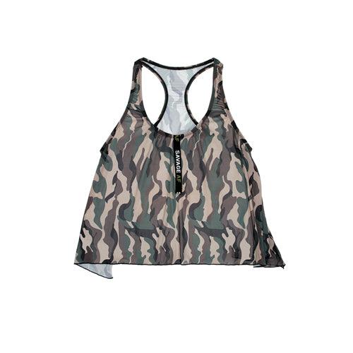 Racerback Top Camouflageprint - PlayForFun