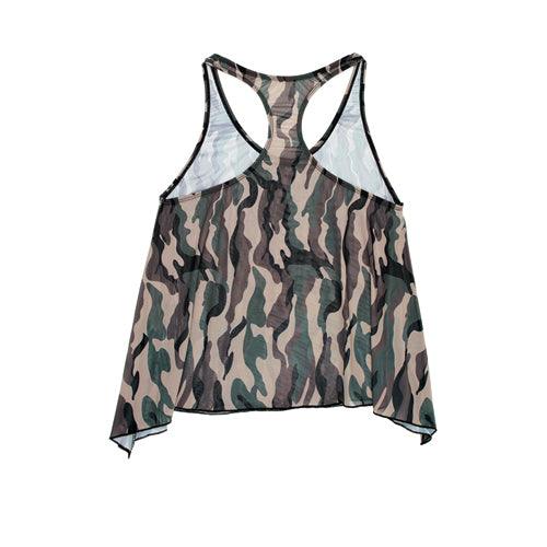 Racerback Top Camouflageprint - PlayForFun