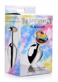 Rainbow Heart Buttplug - Middel - PlayForFun