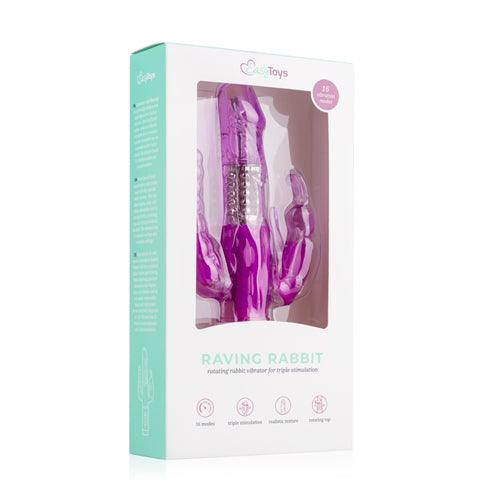 Raving Rabbit Vibrator - Paars - PlayForFun