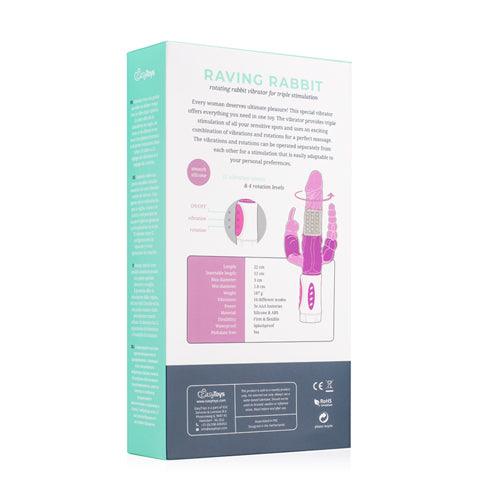 Raving Rabbit Vibrator - Paars - PlayForFun