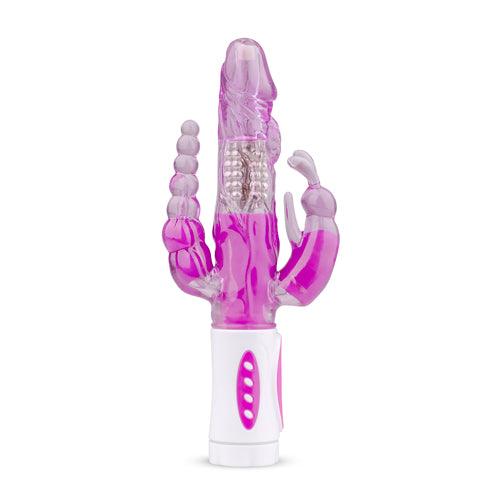 Raving Rabbit Vibrator - Paars - PlayForFun