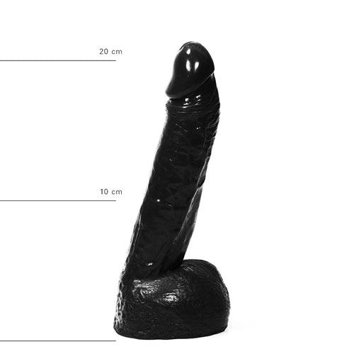 Realistische Dildo 22 cm - Zwart - PlayForFun