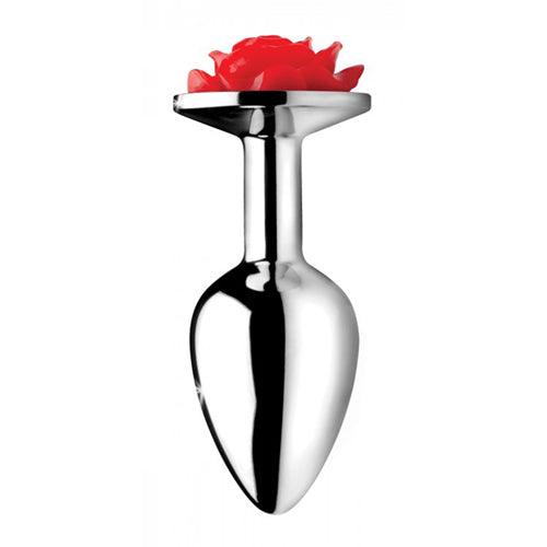 Red Rose Buttplug - Small - PlayForFun