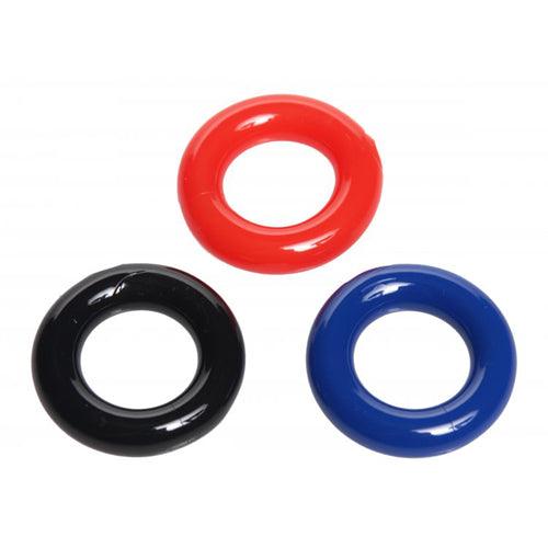 Rekbare cockring set - 3 stuks - PlayForFun