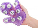 Roller Balls Massage Handschoen - Paars - PlayForFun