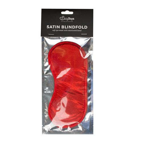 Rood satijnen oogmasker - PlayForFun