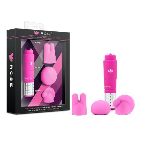 Rose - Luxe Set Met Clitoris Stimulator - Roze - PlayForFun