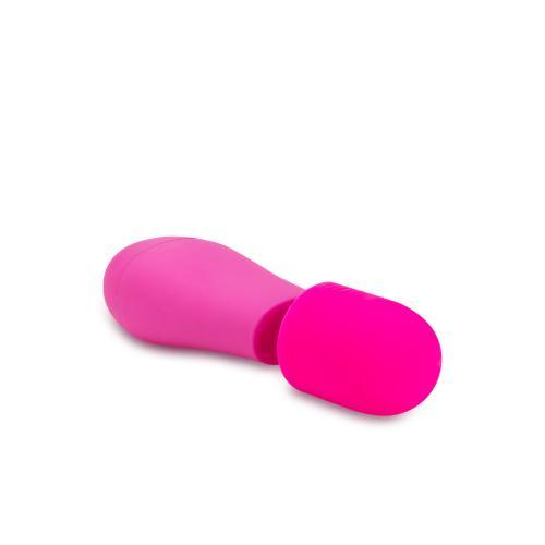Rose - Petite Wand Vibrator Met Opzetstukken - Roze - PlayForFun