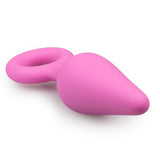 Roze Buttplug Met Trekring - Large - PlayForFun