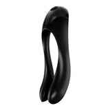 Satisfyer Candy Cane Vingervibrator - Zwart - PlayForFun