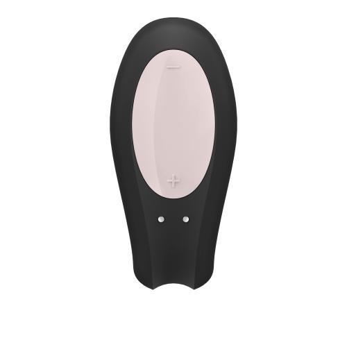 Satisfyer Double Joy Koppel Vibrator- Zwart - PlayForFun