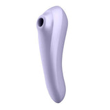 Satisfyer Dual Pleasure Luchtdrukvibrator - Mauve - PlayForFun