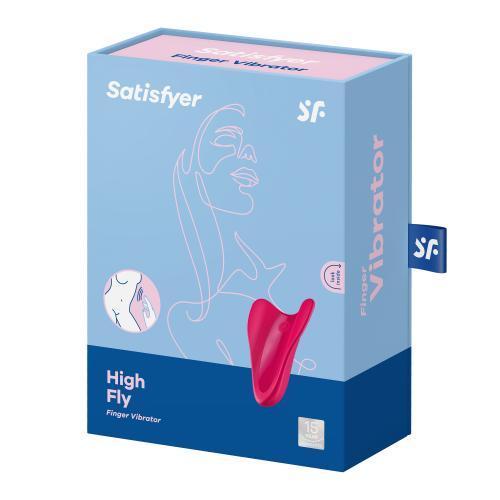 Satisfyer High Fly Vingervibrator - Rood - PlayForFun