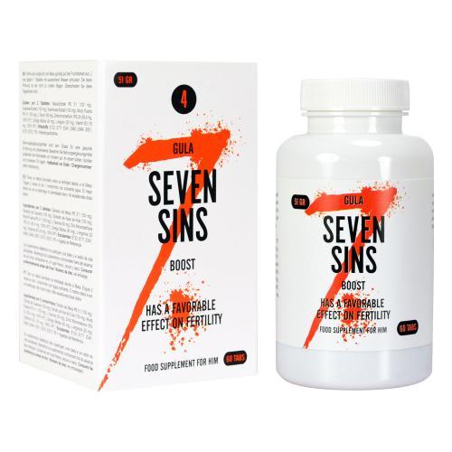 Seven Sins Boost - Sperma Booster - 60 capsules - PlayForFun