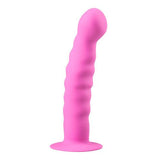 Siliconen dildo met zuignap - Roze - PlayForFun