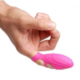 Siliconen G-Spot Vinger Vibrator - Roze - PlayForFun